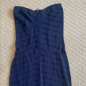 French connection sleeveless mini dress blue.